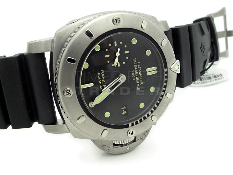 replica Panerai Luminor Submersible PAM364 Titanium Automatic WATCHES 4