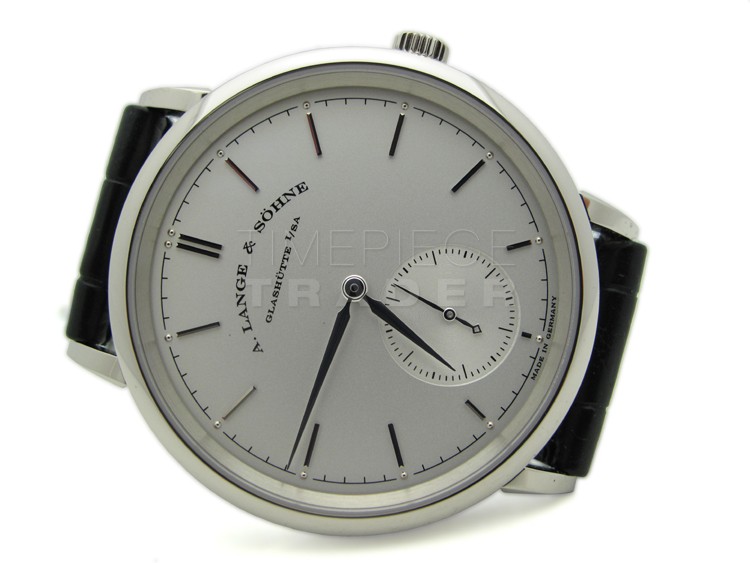 replica A. Lange & Sohne Saxonia 380.026 18k White Gold Automatic Self-Winding WATCHES 4