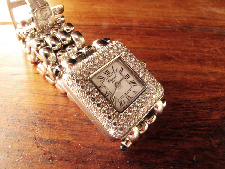 replica Chopard Classic 10/6115-23 18k White Gold Quartz WATCHES 4