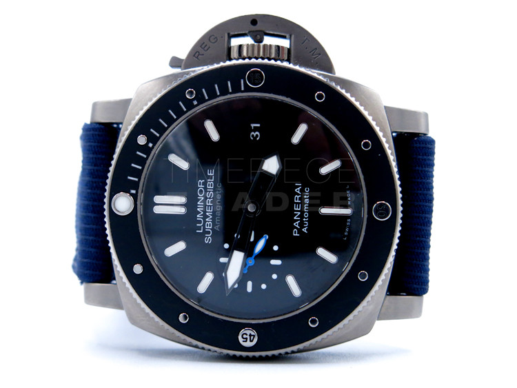 replica Panerai Luminor Submersible 1950 3 Days PAM1389 Brushed Titanium Automatic WATCHES 4