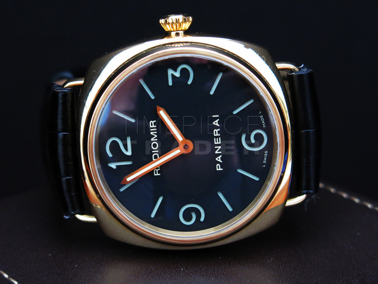 replica Panerai Radiomir PAM231 18k Rose Gold Manual hand-winding WATCHES 4