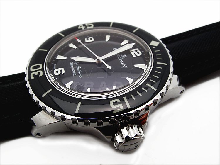replica Blancpain 50 Fathoms 5015-1130-52B Stainless Steel Automatic WATCHES 4