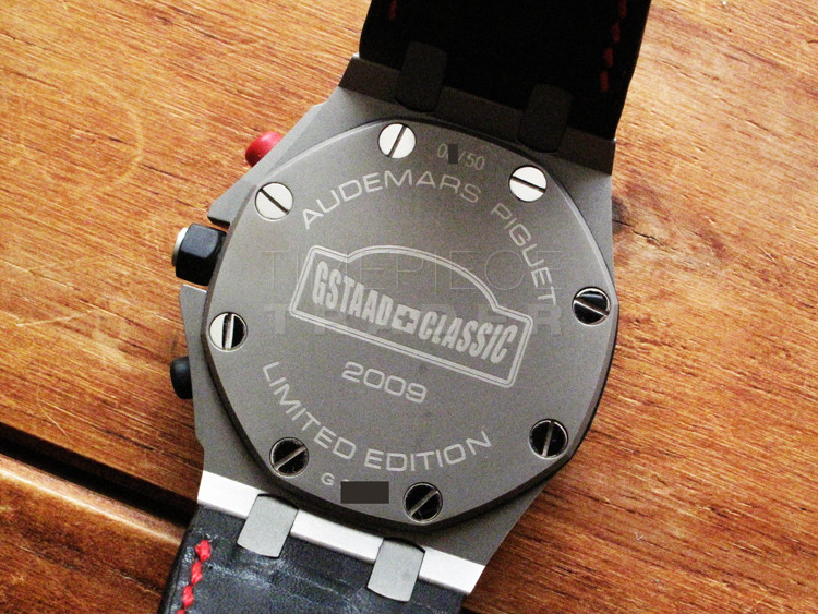 replica Audemars Piguet Royal Oak Offshore 26296IK.GG.D003CU.01 Titanium Automatic self-winding WATCHES 4