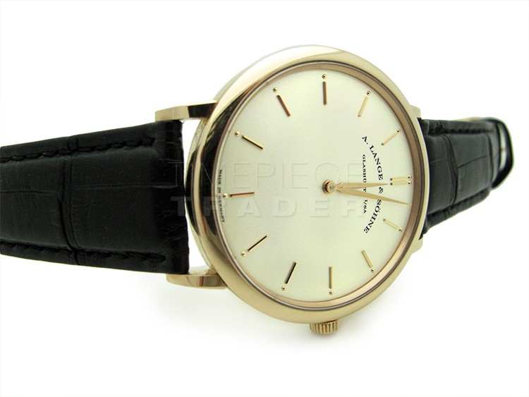 replica A. Lange & Sohne Saxonia 211.032 18k Rose Gold Manual Hand-Wind WATCHES 4