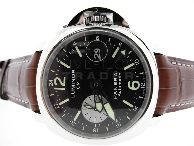 replica Panerai Luminor GMT (Contemporary) PAM88 Stainless Steel Automatic WATCHES 4