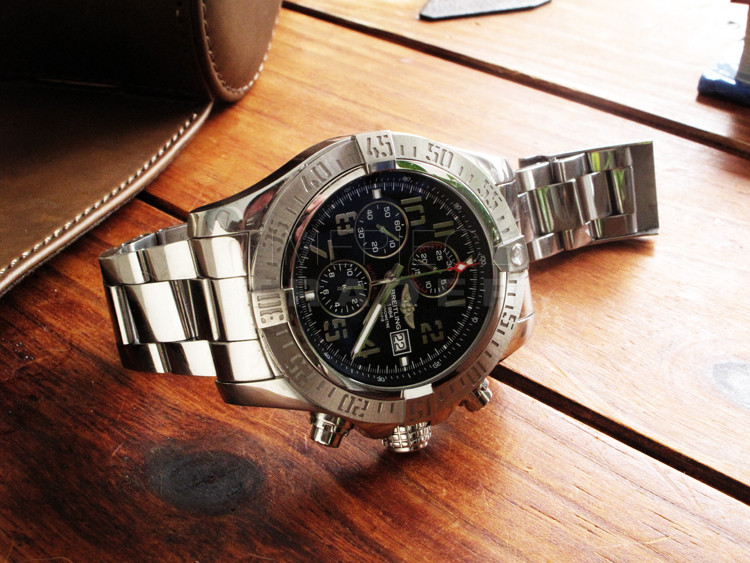 replica Breitling Super Avenger II A1337111/BC28 Stainless Steel Automatic Self-Winding WATCHES 4