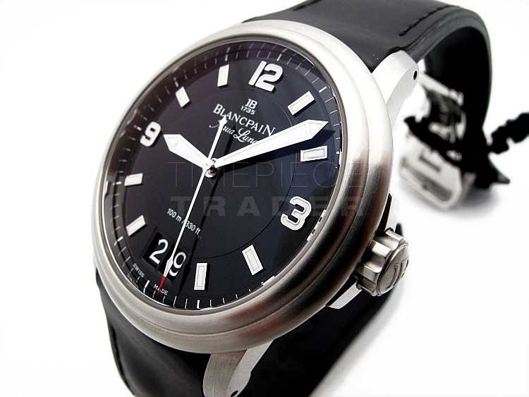 replica Blancpain Leman Aqua Lung 2850b-1130a-64b Stainless Steel Automatic WATCHES 4