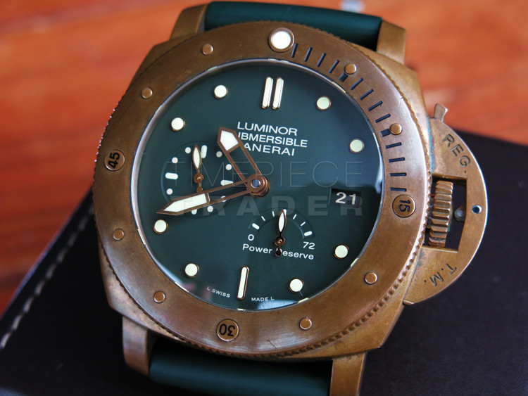replica Panerai Panerai Luminor Submersible PAM507 Bronze Automatic Self-Winding WATCHES 4