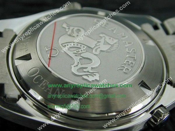 replica Omega Seamaster Planet Ocean Stainless Steel Black Dial 43mm WATCHES 4