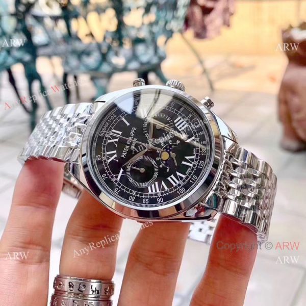 replica New Patek Philippe Grand Complication Chrono 2 Tone Rose Gold WATCHES 4
