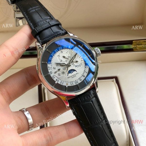 replica Copy Patek Philippe Grand Complications Stainless Steel Moonphase WATCHES 4