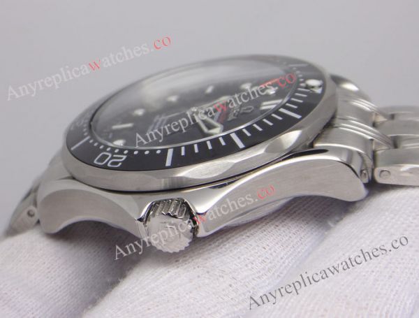 replica Omega Seamaster 300 007 50th Anniversary Black Ceramic Bezel WATCHES 4