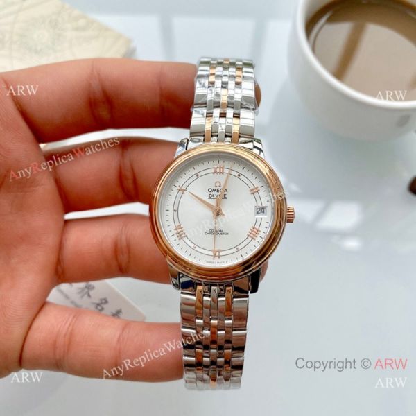 replica Clone Omega De Ville Prestige Lady es Stainless Steel 32mm WATCHES 4