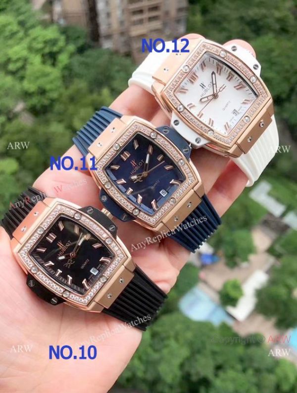 replica Copy Hublot Spirit of Big Bang Diamond es Rose Gold Lady Size WATCHES 4