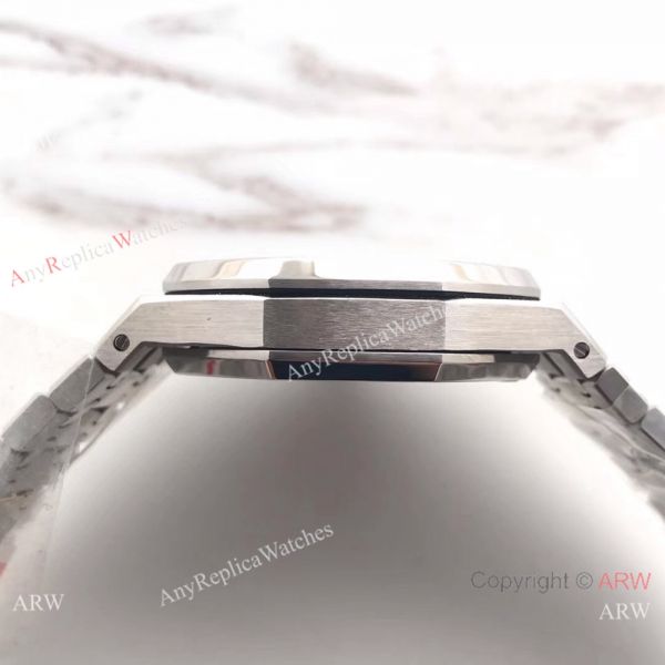 replica JF Factory Newest Audemars Piguet For Sale SS Frosted White Face WATCHES 4