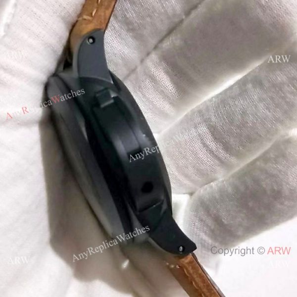 replica Panerai Luminor FLYBACK Black Case PAM580 WATCHES 4