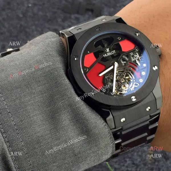 replica New Fake Hublot Classic Fusion Tourbillon 45mm es WATCHES 4