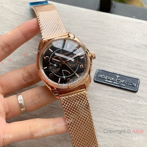 replica New Copy Vacheron Constantin Grand Complications Yellow Gold Silver Dial WATCHES 4