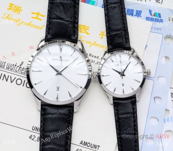 replica Low Price Copy Jaeger LeCoultre Master QUARTZ es SS Blue Dial WATCHES 4