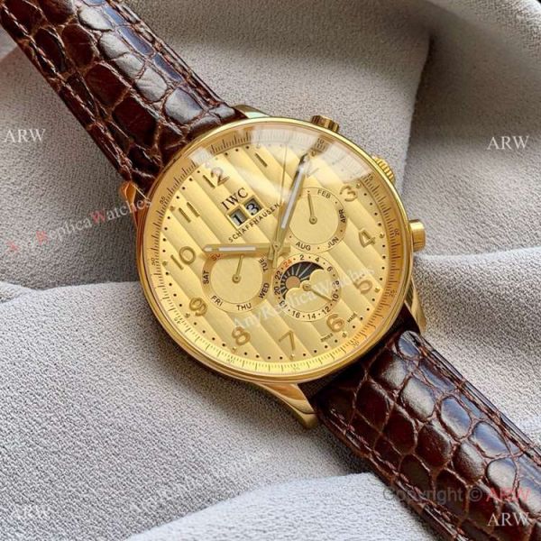 replica Copy IWC Portofino Grand Complication SS White Dial Best Quality WATCHES 4