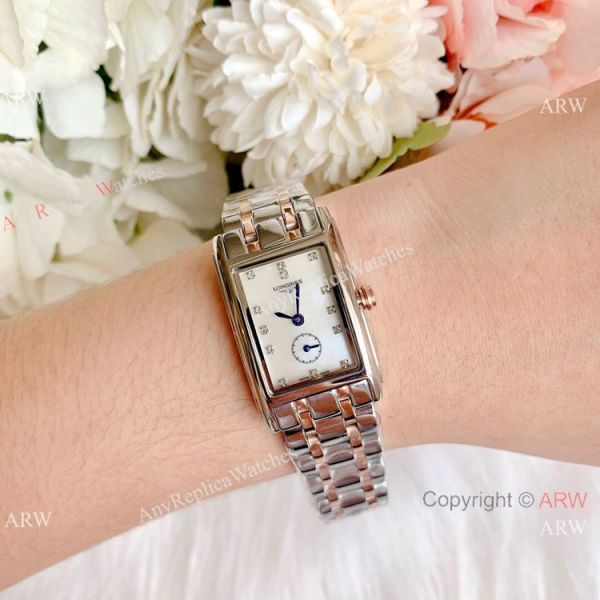 replica Longines Dolce Vita Two Tone Rose Gold es 23mm Lady WATCHES 4
