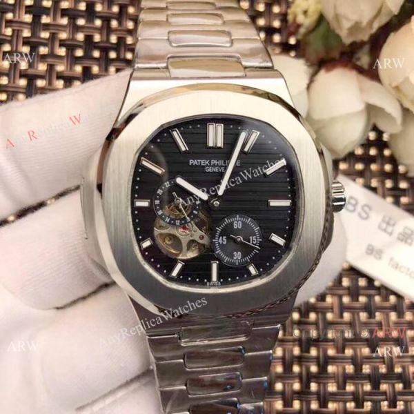replica Patek Philippe Tourbillon Nautilus Stainless Steel es 42mm WATCHES 4