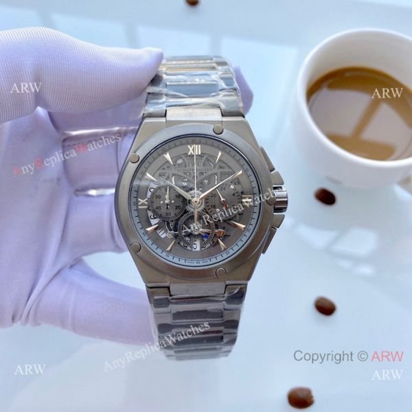 replica Wholesale Copy IWC Aquatimer Rose Gold Skeleton Dial es WATCHES 4