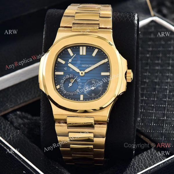 replica Patek Philippe Power Reserve Moonphase Copy es All Gold 40mm WATCHES 4