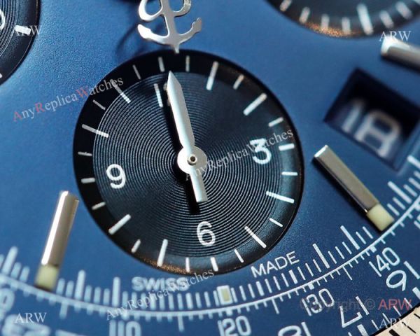 replica GF V2 Breitling Navitimer B01 Chronograph Blue Best 1:1 es WATCHES 4