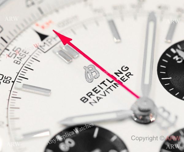 replica GF V2 Breitling Navitimer B01 Chronograph Panda Dial Best 1:1 es WATCHES 4