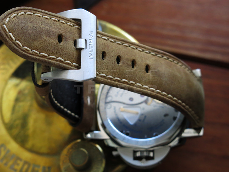 replica Panerai Luminor 1950 3 Days PAM422 18k White Gold Manual Hand Wind WATCHES 5