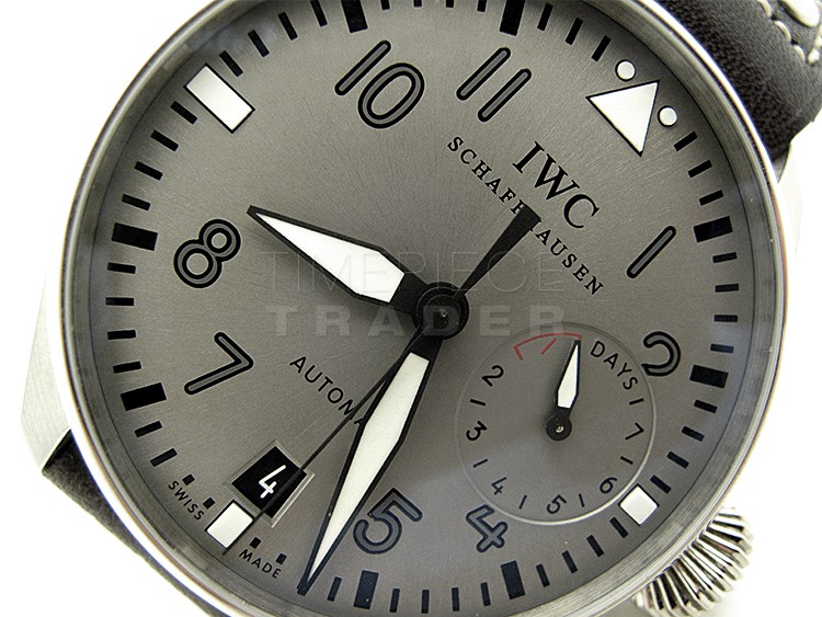 replica IWC Big Pilot IW5004-30 18k White Gold Automatic WATCHES 5