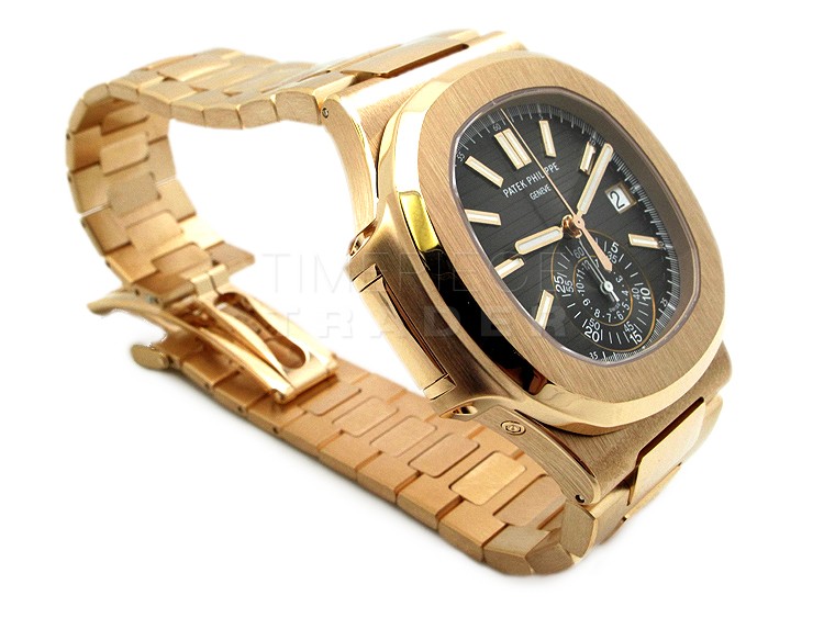 replica Patek Philippe Nautilus 5980-1R-001 18k Rose Gold Automatic Self-Winding WATCHES 5