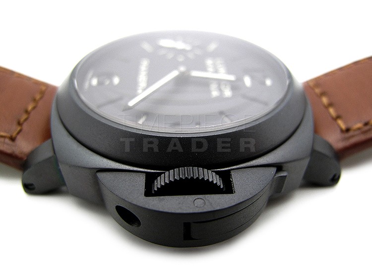 replica Panerai Luminor Marina Historic PAM111 PVD Stainless Steel Manual hand-wind WATCHES 5
