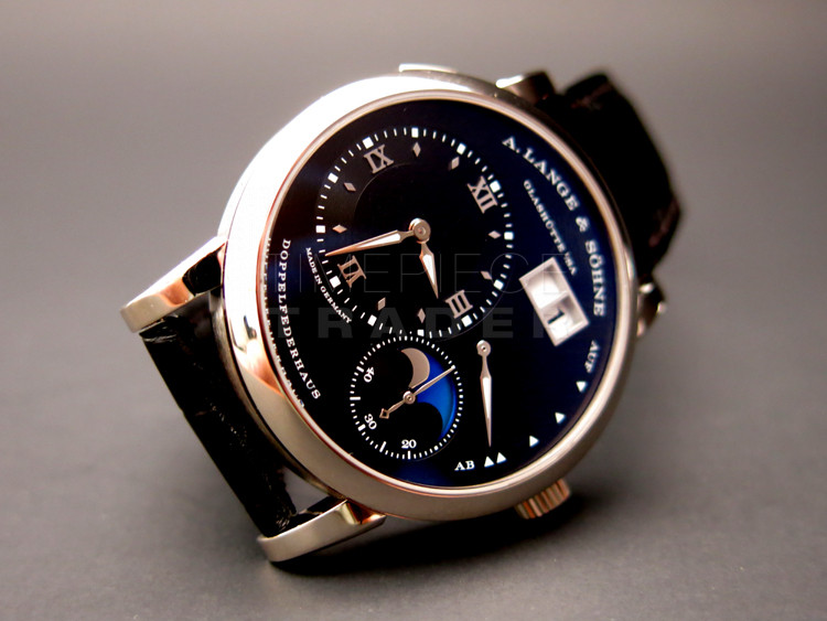 replica A. Lange & Sohne Lange 1 Moonphase 192.029 18kt White Gold Manual Wind WATCHES 5