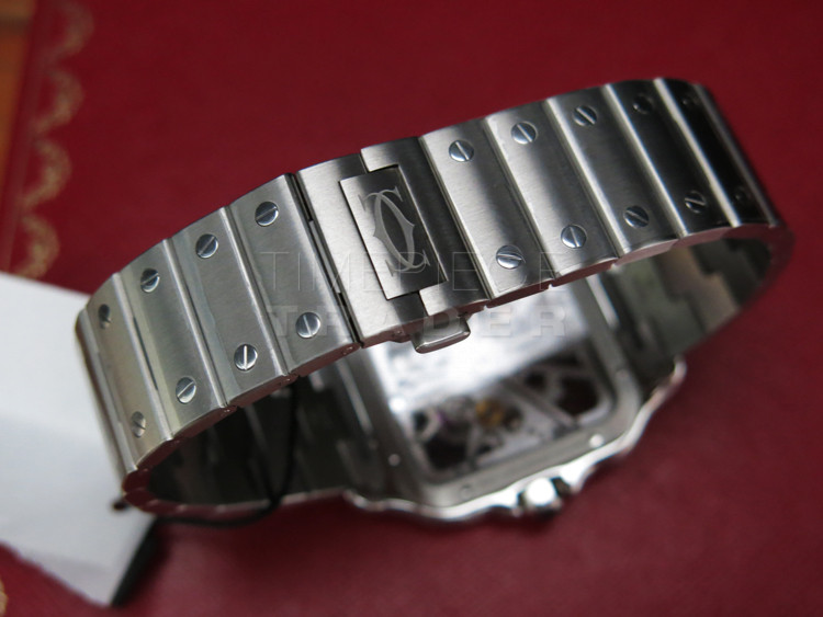 replica Cartier Santos WHSA0015 Stainless Steel Manual hand-wind WATCHES 5