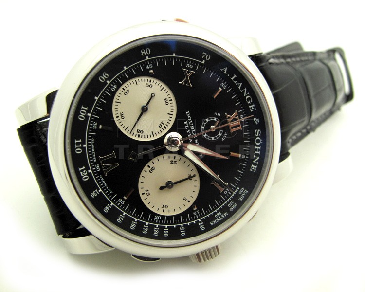 replica A. Lange & Sohne Lange Double Split 404.035 Platinum Manual Winding WATCHES 5