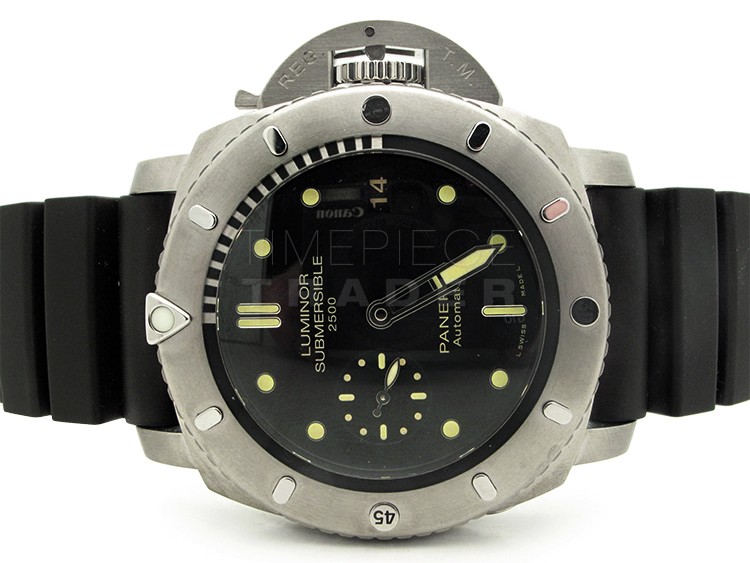 replica Panerai Luminor Submersible PAM364 Titanium Automatic WATCHES 5