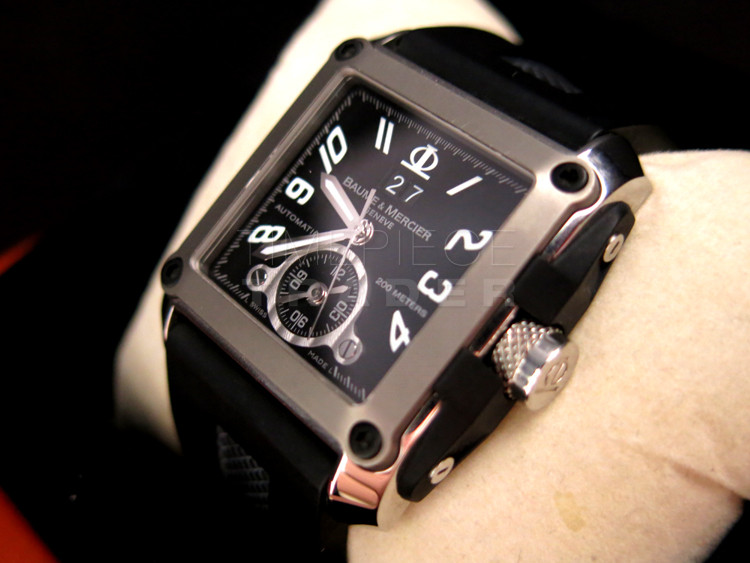 replica Baume & Mercier Hampton MOA08749 8749 Steel Titanium Self-winding Automatic WATCHES 5