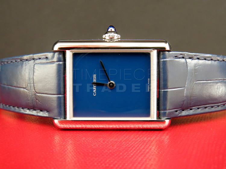 replica Cartier Tank WSTA0055 Stainless Steel Quartz WATCHES 5