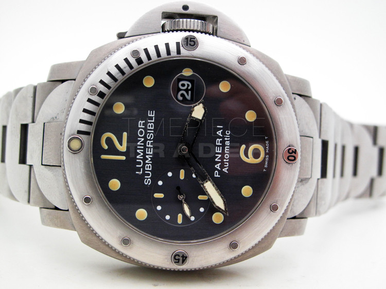 replica Panerai Submersible PAM170 Steel and Ti Automatic Self-Winding WATCHES 5