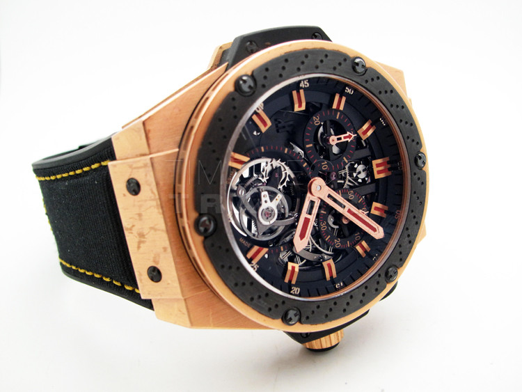 replica Hublot King Power 707.OM.1138.NR.FMO10 18k Rose Gold Manual Hand-wind WATCHES 5