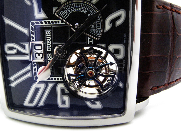 replica Roger Dubuis Golden Square Flying Tourbillon G40 03 7 GN9.61 Titanium Manual Hand Winding WATCHES 5