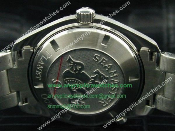 replica Omega Seamaster Planet Ocean Stainless Steel Black Dial 43mm WATCHES 5