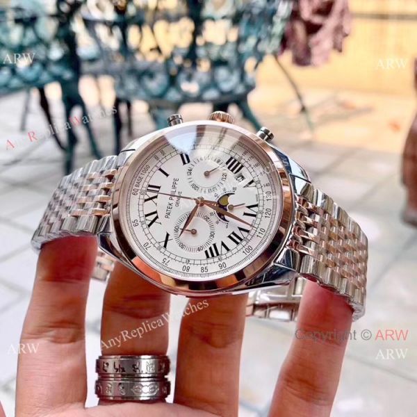 replica New Patek Philippe Grand Complication Chrono 2 Tone Rose Gold WATCHES 5