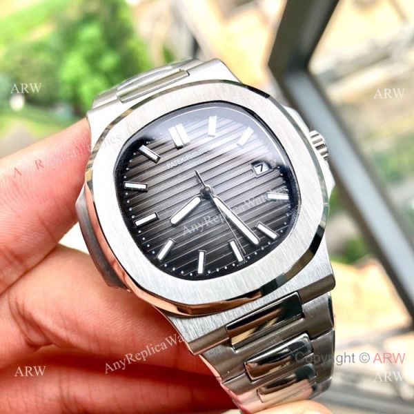 replica Stainless Steel Brown Dial Patek Philippe Nautilus Copy es 40mm WATCHES 5