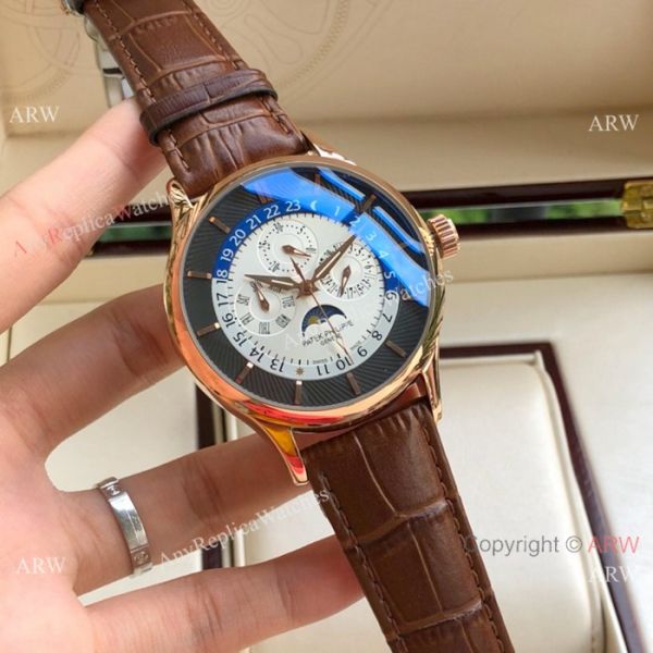 replica Copy Patek Philippe Grand Complications Stainless Steel Moonphase WATCHES 5