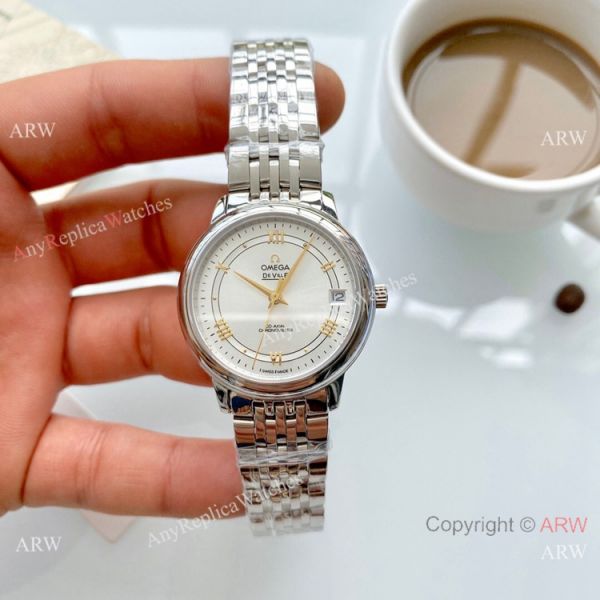 replica Clone Omega De Ville Prestige Lady es Stainless Steel 32mm WATCHES 5