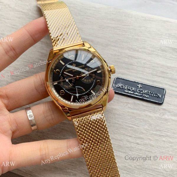 replica New Copy Vacheron Constantin Grand Complications Yellow Gold Silver Dial WATCHES 5
