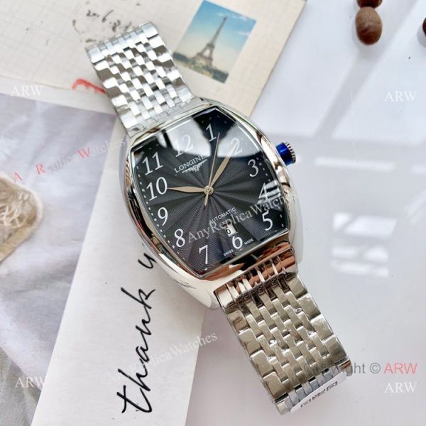 replica High Quality Longines Quartz Rose Gold Arabic Markers WATCHES 5